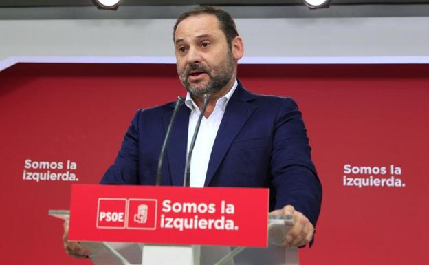  El secretario de Organización del PSOE, José Luis Ábalos