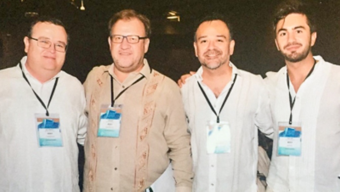 Algunos de los integrantes de la expedición salmantina