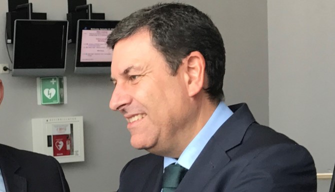 El consejero de Empleo, Carlos Fernández Carriedo