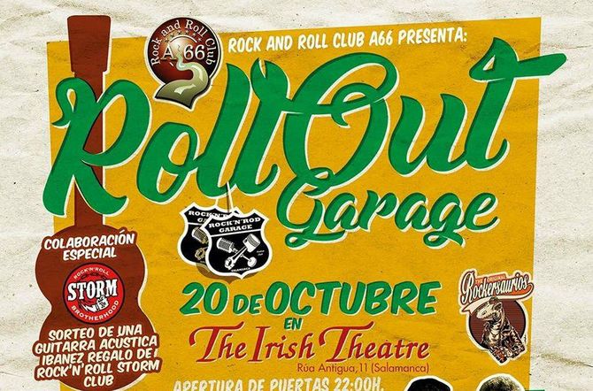 El Roll Out Garage convertirá Salamanca en la capital del rock and roll el 20 de octubre  