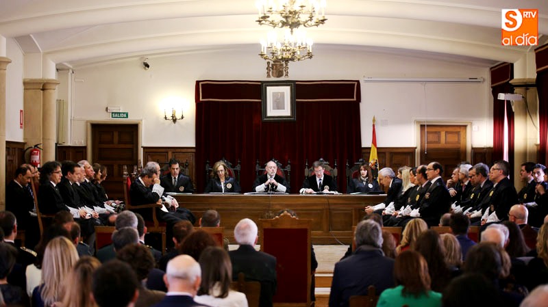 Acto de toma de posesión de Juan José Pereña Muñoz, fiscal jefe provincial