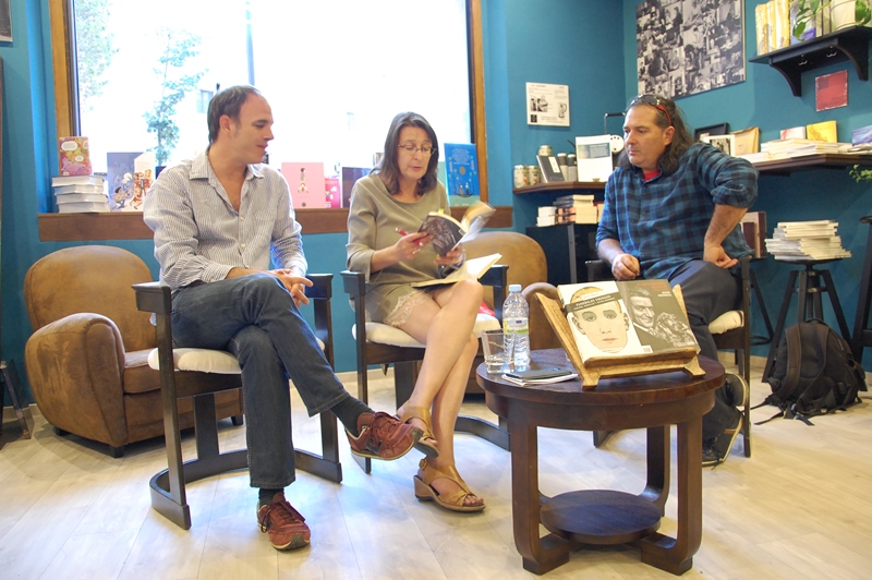 Charo Alonso, Pepo Paz y Javier Mendoza en Letras Corsarias