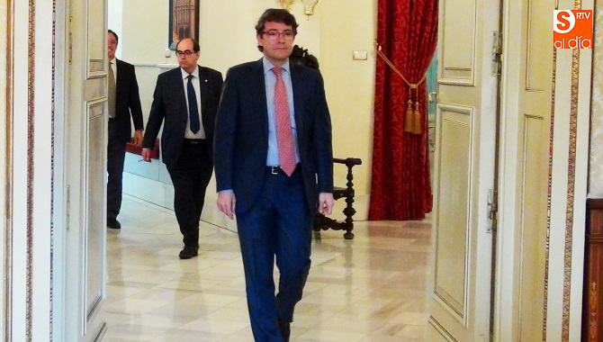 El alcalde de Salamanca, Alfonso Fernández Mañueco