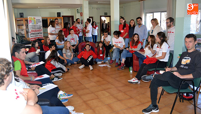 Un total de 36 jovenes participan en las jornadas formativas que Cruz Roja esta desarrollando en Peñaranda