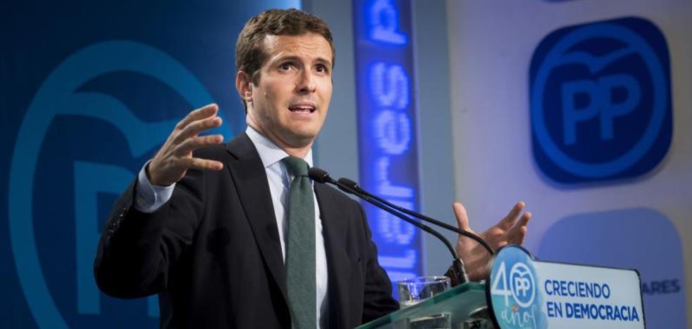 El vicesecretario de Comunicación del Partido Popular, Pablo Casado