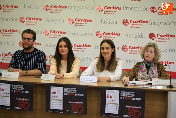 Acto de presentación de la nueva campaña de voluntariado en Cáritas