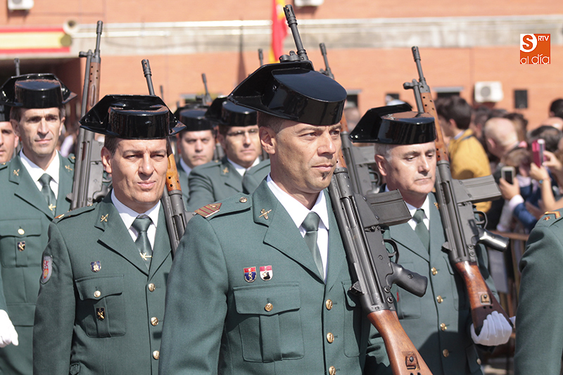 Acto en la Comandancia de la Guardia Civil de Salamanca. Foto: Alejandro López