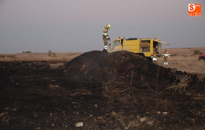Controlado un incendio intencionado en Vitigudino