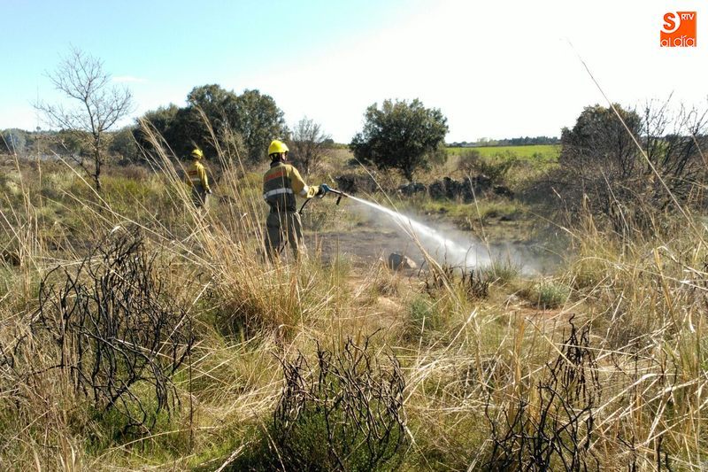 Imagen de archivo de un incendio en Pereña