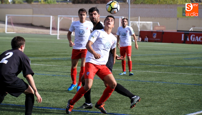 La UD Santa Marta ganó con apuros al CD Ejido, en el campo Alfonso San Casto / Foto de Alberto Martín
