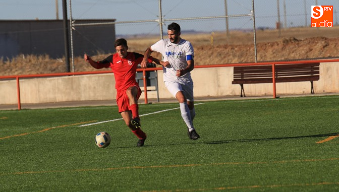 El CD Ribert, aspirante al ascenso, en un partido anterior