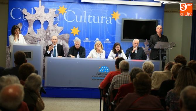 Un momento del acto en la Sala de la Palabra del Teatro Liceo