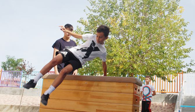 Los escolares de Ciudad de los Niños ‘saltan por la igualdad’  