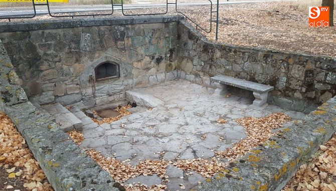 Aspecto de la fuente tras la limpieza