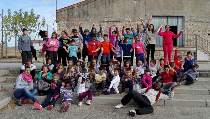 Cerralbo acogió de forma calurosa al grupo de niños y monitores