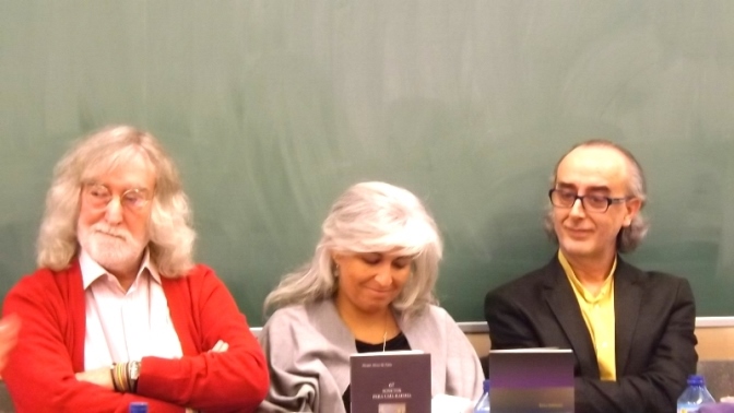 Alves de Faria, Montserrat Villar y Jorge Fragoso en otro encuentro iberoamericano / Foto de J. Alencar