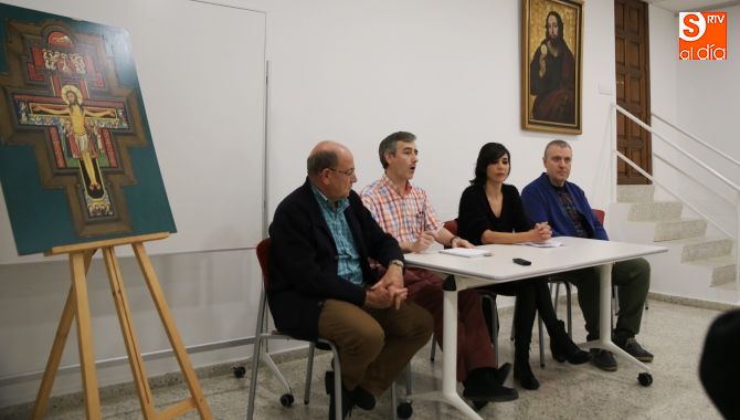 Un momento de la presentación del Cristo