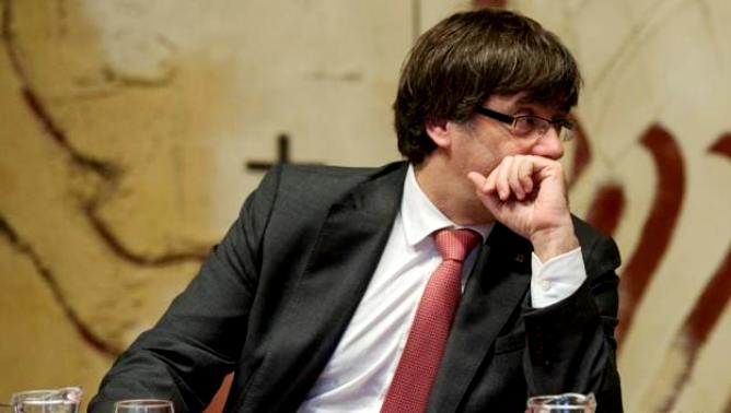 El presidente de la Generalitat, Carles Puigdemont