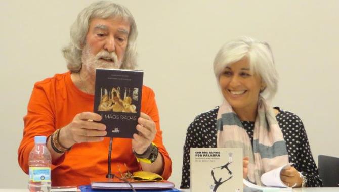 Alves de Faria y Montse Villar, en el Centro Brasileño de la USAL