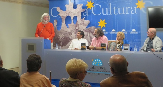 Faria, Pinto, Alencart, Fernández Labardor y Oliveira, durante la presentación