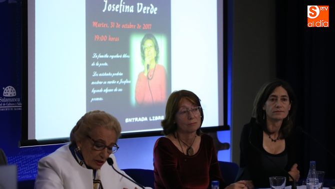 Homenaje a Josefina Verde en la Sala de la Palabra. Fotos: Alberto Martín