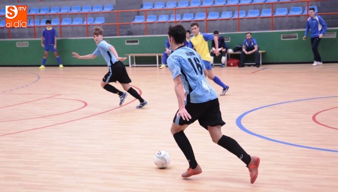 Una acción del partido disputado este miércoles en La Alamedilla