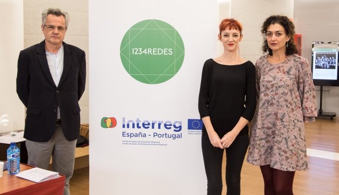 Bernardo García Bernalt, director de la Academia de Música Antigua de la Universidad de Salamanca; y Vega Sánchez Aparicio, codirectora del encuentro de letras hispano-lusas Poemargen / Foto USAL