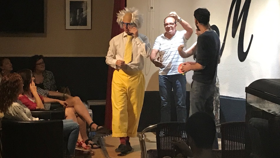 Una de las actuaciones en el Manolita Café Bar en el mes de octubre