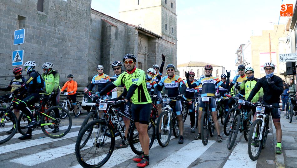 La marcha contó con aficionados de varios puntos de la provincia