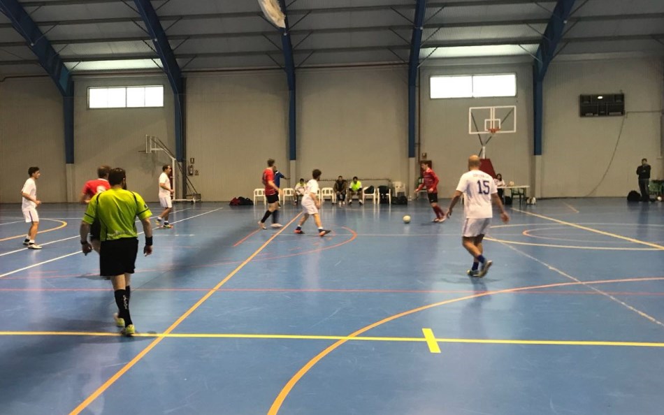 Una acción de un partido de la Liga de fútbol sala de Futormes