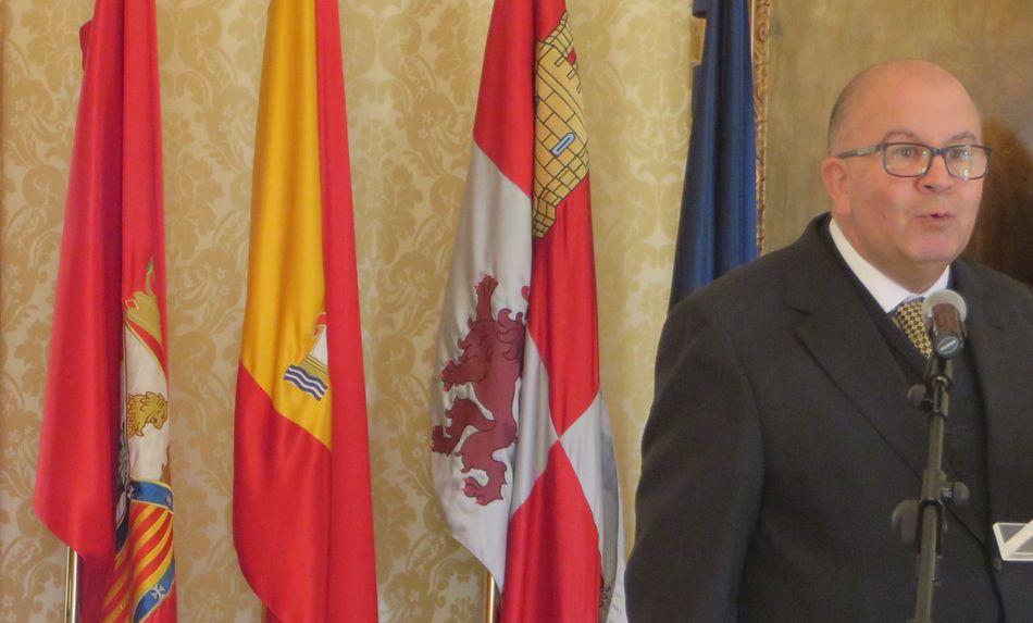 Víctor Oliveira Mateus, en el Ayuntamiento (foto de J. Alencar)