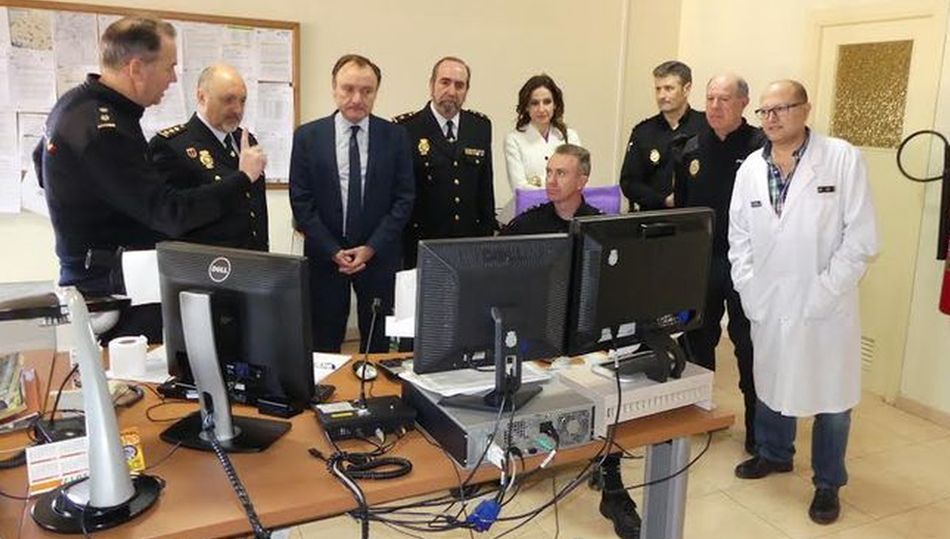 Visita a la Comisaria del subdelegado del Gobierno