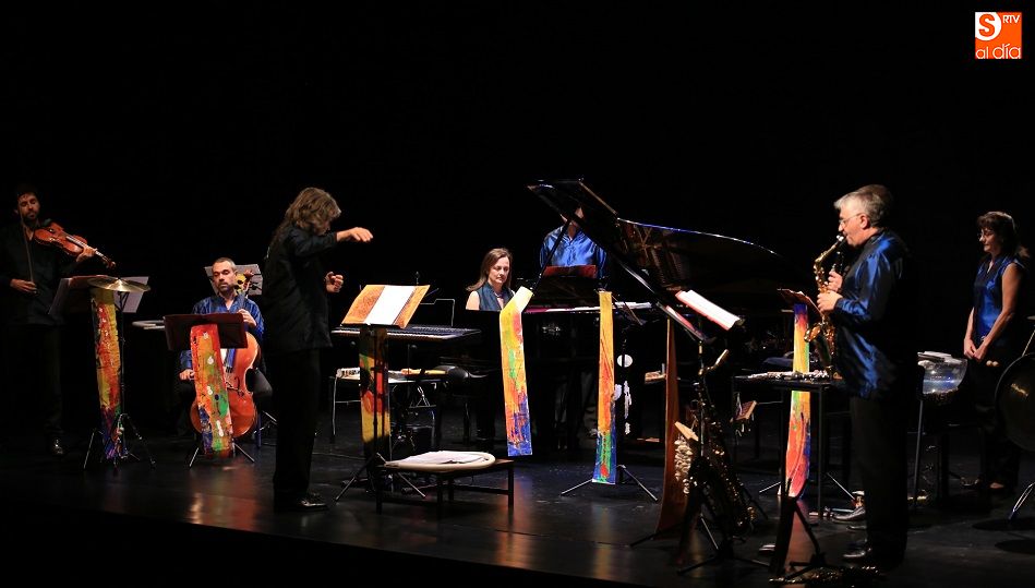 Un instante de la representación.