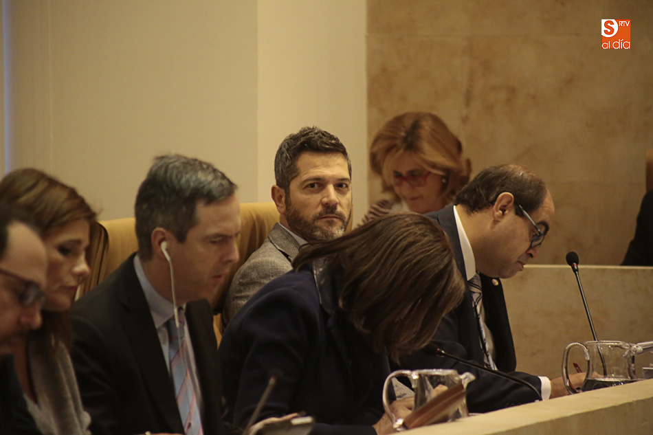 Concentración de los trabajadores del servicio de limpieza del Hospital Salamanca / Foto de Alejandro López