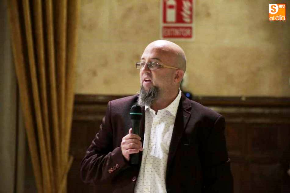 El periodista salmantino, Javier Martín. Fotos: Alejandro López