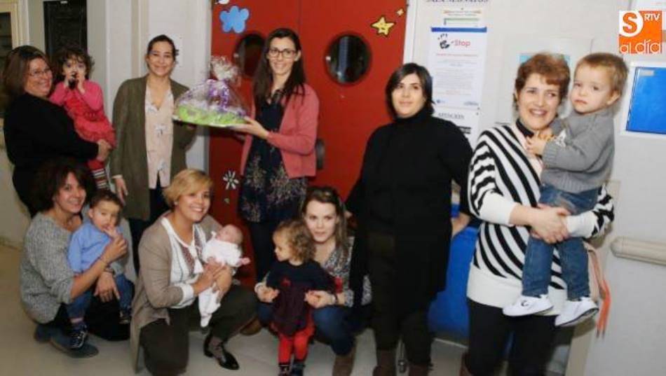 Algunos integrantes de PREMYA, Asociación de Familias de Niños Prematuros y Asimilados de Castilla y León