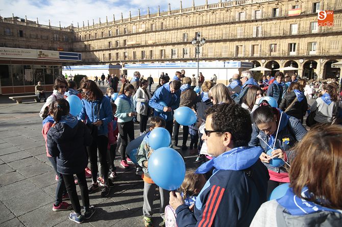marcha contra la diabetes, el pasado 5 de noviembre en Salamanca