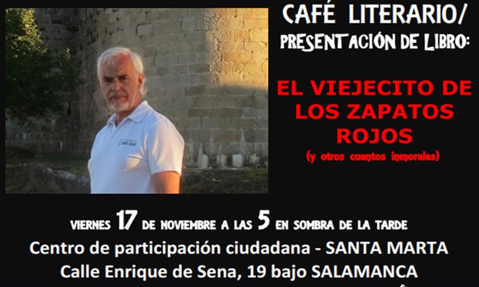 Carlos Tundidor presenta su nuevo libro en el Café Literario de la Asociación Tierno Galván  