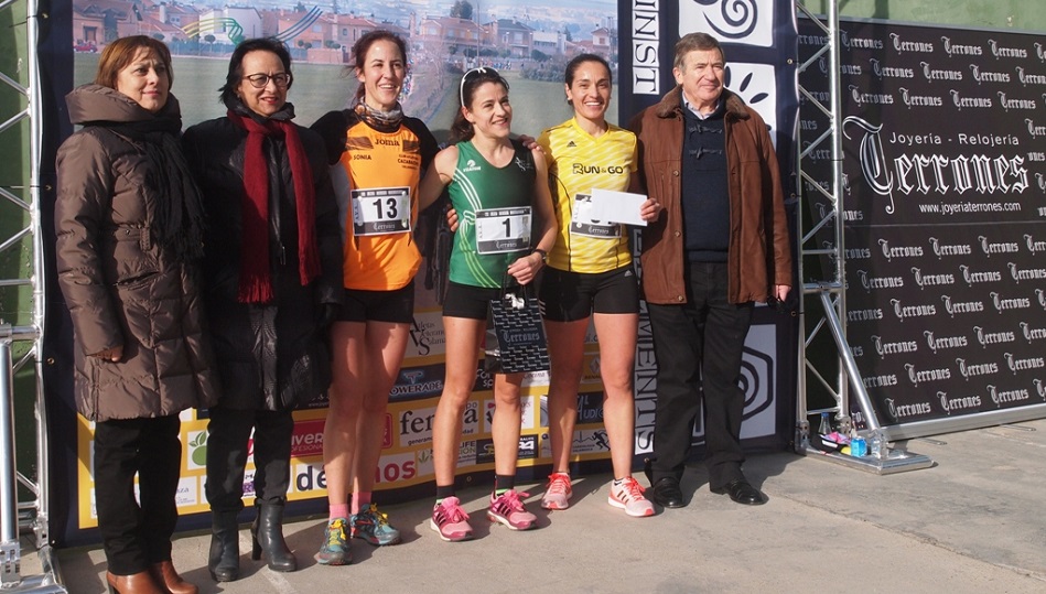 Verónica Sánchez, Sonia Sánchez y Lourdes Lobato formaron el podio en Moriscos el año pasado.