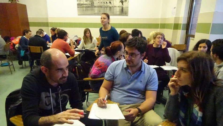 Un momento de la formación realizada