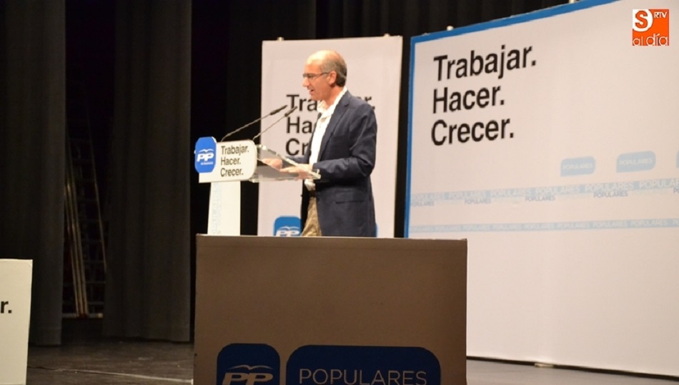 Javier Iglesias, en un acto en Ciudad Rodrigo. Foto: David Rodríguez