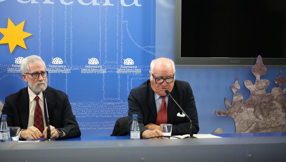 Francisco Blanco y Gómez de Liaño, durante el acto. Foto: Alberto Martín