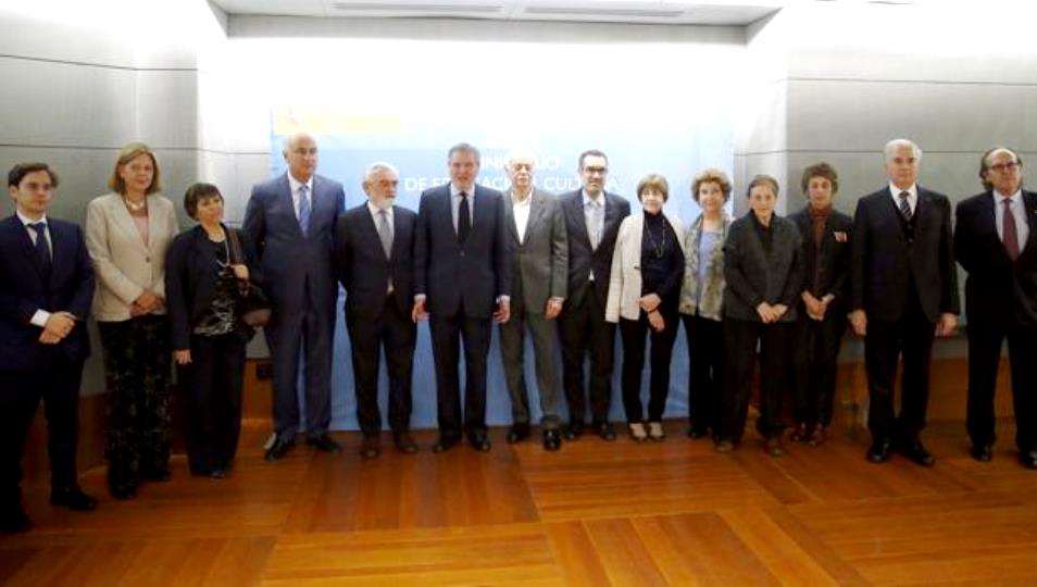 El ministro Méndez de Vigo y los miembros del jurado