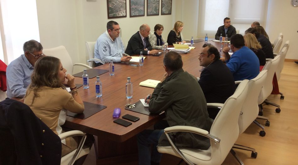 Un momento del pleno celebrado esta tarde en Villares de la Reina