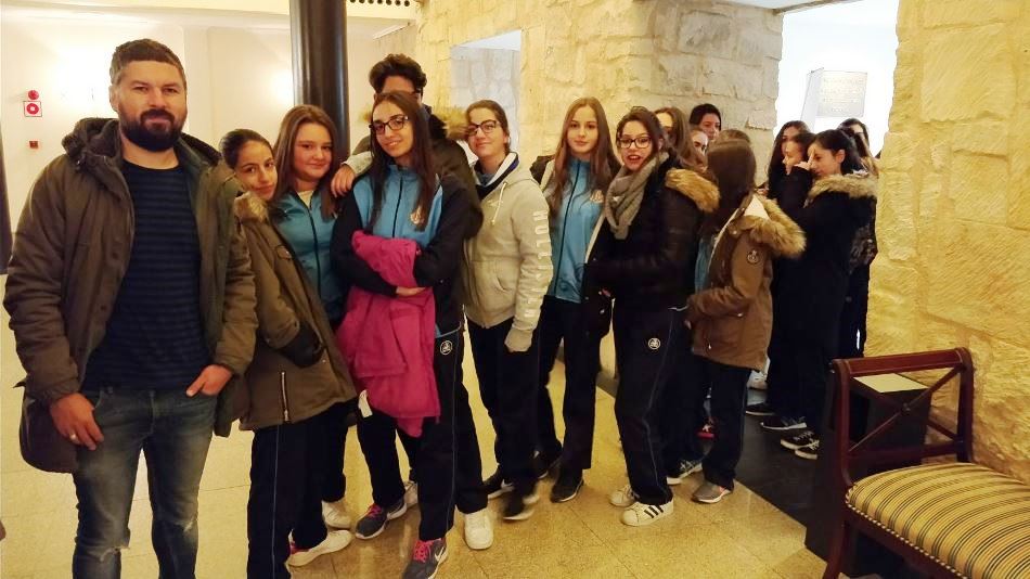 Alumnos del colegio San Juan Bosco en el Liceo