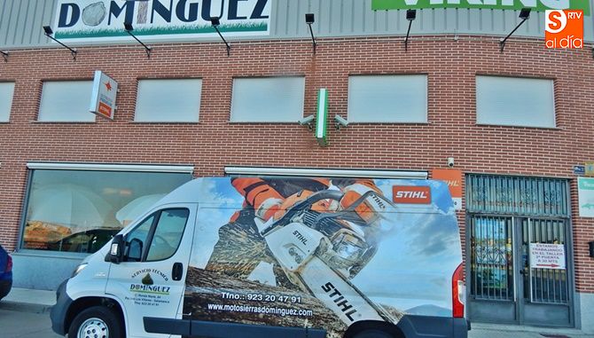 Instalaciones de Motosierras Domínguez en el polígono Los Villares, Salamanca