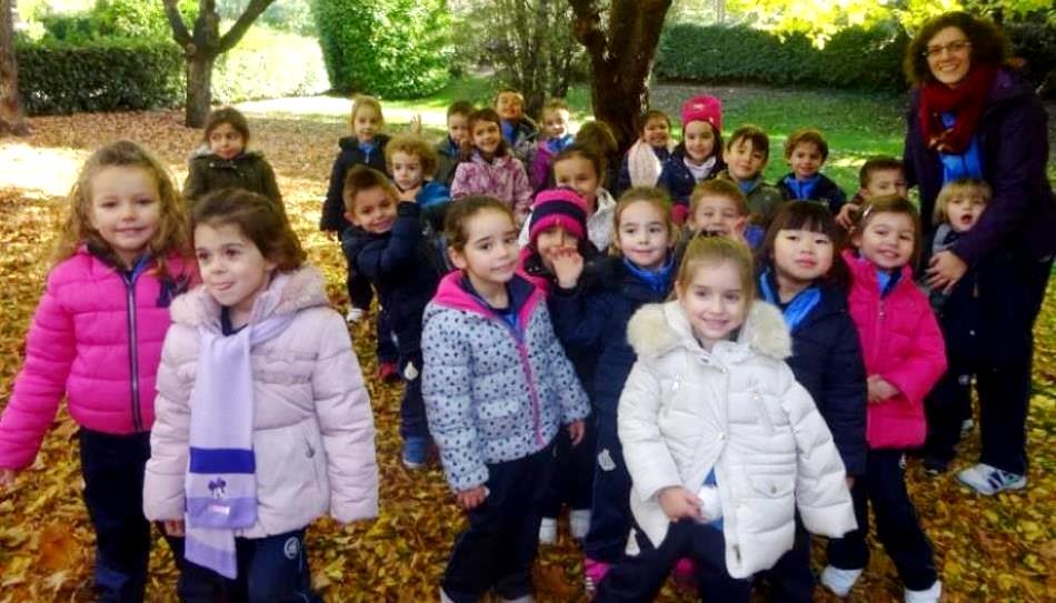 Salida del otoño de los alumnos de infantil del colegio San Juan Bosco