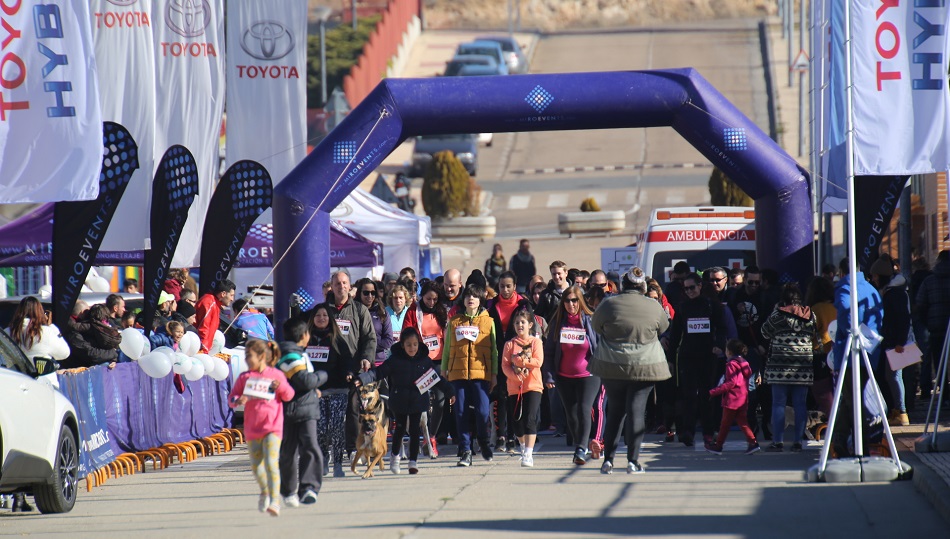 Salida de una de las pruebas celebradas esta mañana en Carbajosa. Fotos: Alberto Martín