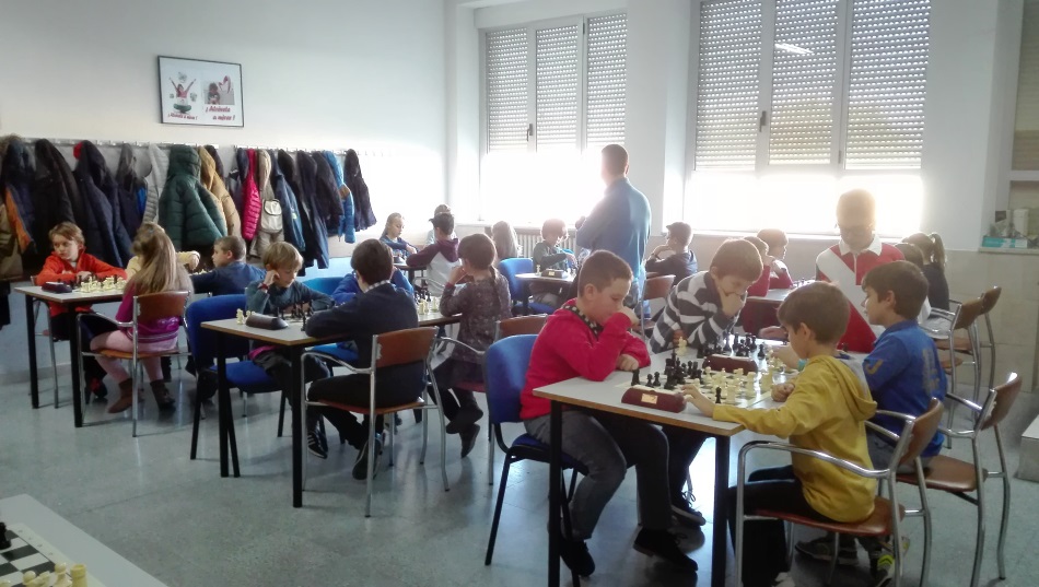 Un momento de las partidas disputadas en Maristas