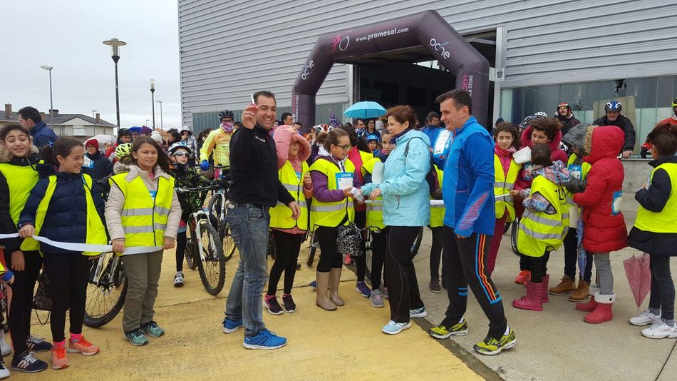 Participantes en la anterior edición de la Marcha del Agua en Villamayor